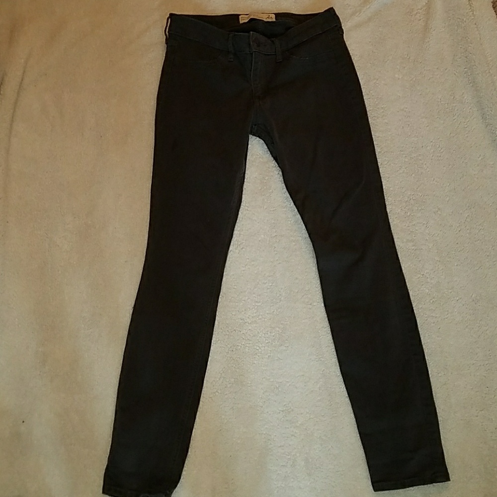Abercrombie and Fitch Charcoal neutral jegging